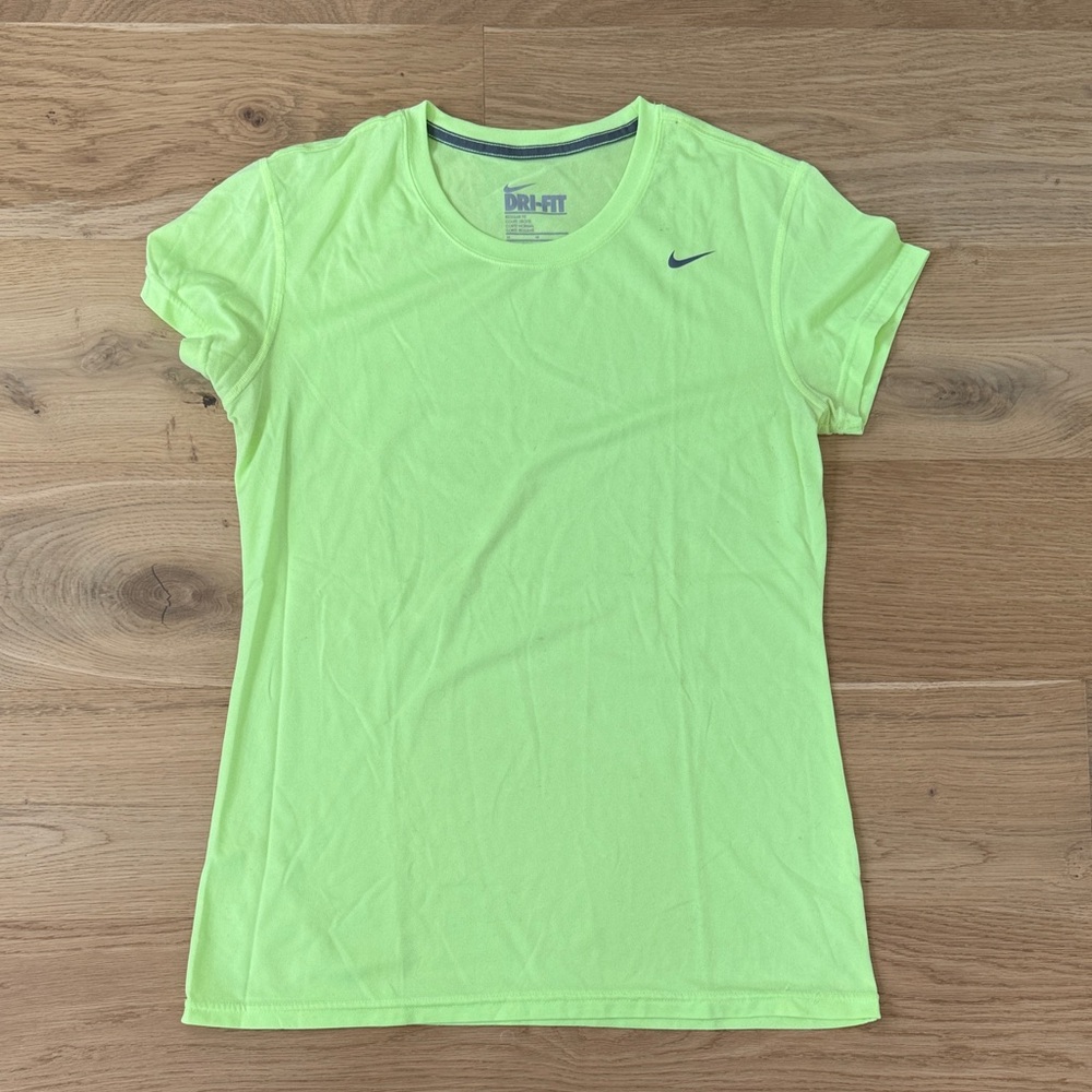 Nike Neon Yellow Women's Short Sleeve Dri-FIT Tee